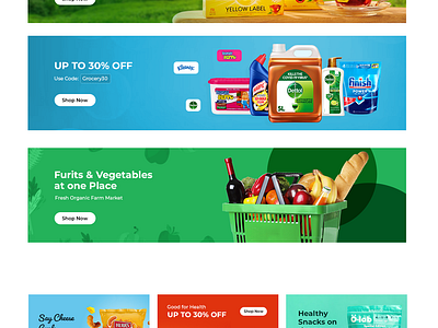 Grocery offer banners design app design branding design graphic design grocery banner design icon logo vector