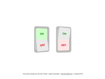 DailyUI #15 - On/Off Switch dailyui dailyui15 onoff onoffswitch switch toggle ui uidesign ux uxdesign