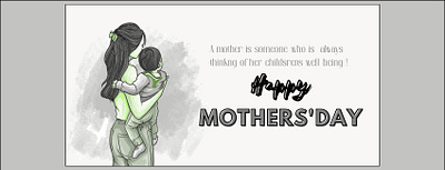 Mother's Day banner banner branding design illustration