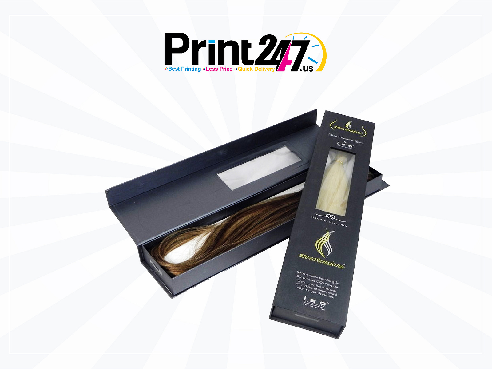 Custom Hair Extensions Boxes and Innovative Packaging Solutions by Umer