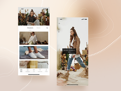 Fashion store mobile app | Concept app catalogue clothes design e com e commerce fashion interface lookbook mobile app ui ux