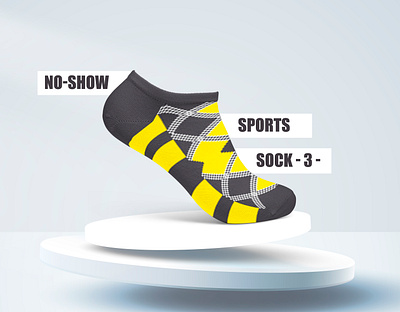 No-Show Sports Sock -3-