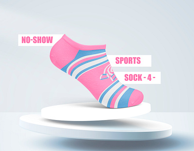 No-Show Sports Sock -4-