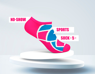 No-Show Sports Sock -5-