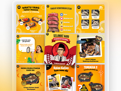 Design Feed Food, Restaurant, Steak adobe photoshop design feed instagram design food design idea design restaurant