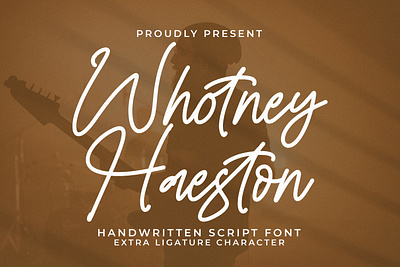 Whotney Haeston - Handwritten Script Font graphic