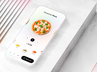 Pizza Ordering Process 3d 3d animation animation app checkout delivery food map mobile mobile app order order food order pizza ordering pizza process product design shipment toppings ui motion