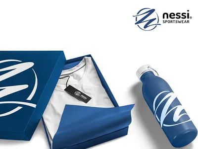 Nessi branding design graphic design