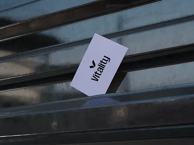 Vitality business card branding design graphic design illustration logo typography vector