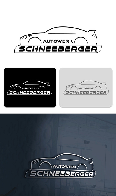 AUTOWERK SCHNEEBERGER design graphic design logo vector