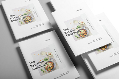 Kitchen #Cookbook book brochure cookbook design graphic design indesign print recipe template