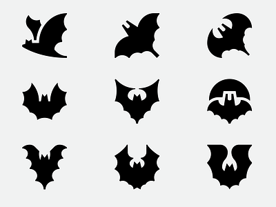 $1+, Halloween Bats bat batman bats gothic halloween icons logo moon svg ui vampire vector