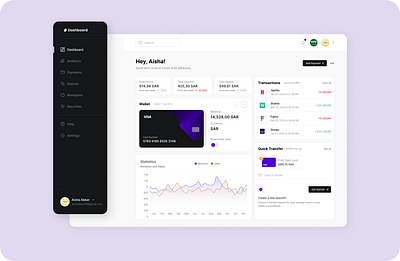 LOOP - Sales Dashboard dashbord design figma software ux