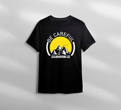 Be careful Never adventure alone. design graphic design logo typography vector