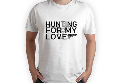 Hunting for my love. design graphic design logo typography vector