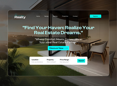 Real Estate Web UI design branding design graphic design illustration landing page ui ux web website