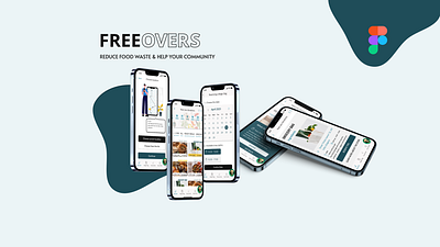 FREEOVERS figma graphic design mobile app presentation ui uidesign