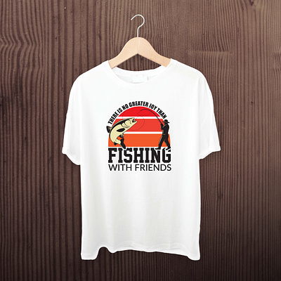 There is no grenter joy than Fishing with friends. design graphic design logo typography vector