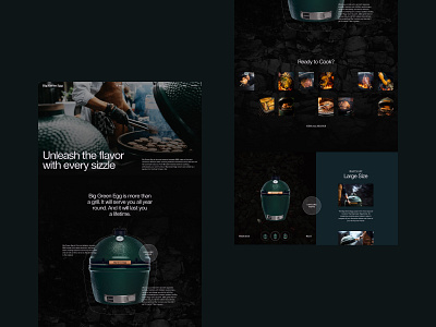 Big Green Egg - Website redesign animation brand branding clean design e com editorial fashion graphic design grill illustration logo magazine shop store ui