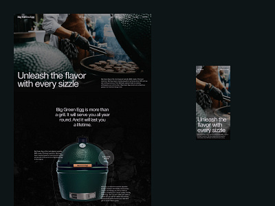 Big Green Egg - Website redesign animation brand branding clean design e com ecommerce editorial fashion graphic design grill illustration interaction logo magazine shop store ui