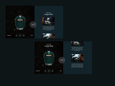 Big Green Egg - Website redesign animation brand branding clean design e com ecommerce editorial fashion graphic design grill illustration logo magazine shop store ui