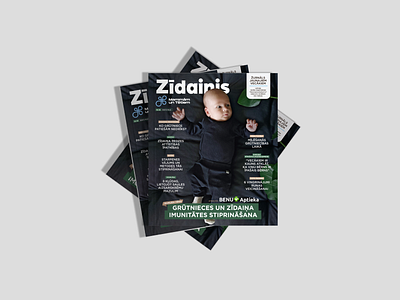 M A G A Z I N E - Baby adobe baby black cover cover design design family graphic design green illustrator magazine magazine cover photoshop print