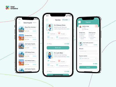 Heally - Mobile App UI Design Concept app design health care health care app health care app design healthy app mobile mobile app mobile app design ui ui design uiux