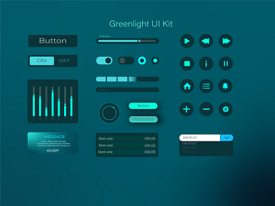 greenlight UI kit 3d animation branding design graphic design illustration logo motion graphics ui vector