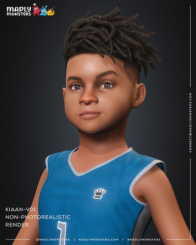 Kiaan-V01 | 3D Character Design by Madly Monsters 3d 3d animation studio 3d character 3d character design 3d character modeling 3d design 3d model 3d modeling 3d render 3d sculpting animation animation studio character animation character animator character art character design character designer stylized character substance painter zbrush