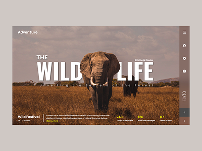 Wildlife First Fold Design branding design illustration logo motion graphics typography ui ux web website