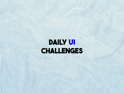 UI Challenges 3d animation app art branding design flat graphic design icon illustration illustrator logo minimal motion graphics typography ui ux vector web website