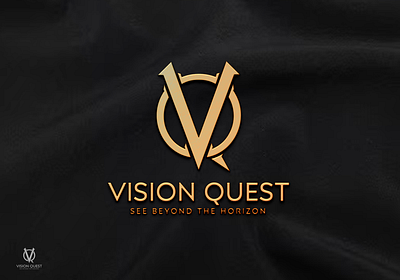 VISION QUEST branding graphic design logo