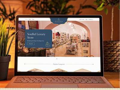 Soulful Luxury Store - eCommerce Website UI/UX Design antic store creative design ecommerce ecommerce website luxury product ui ui ux ui design uidesign uiux ux