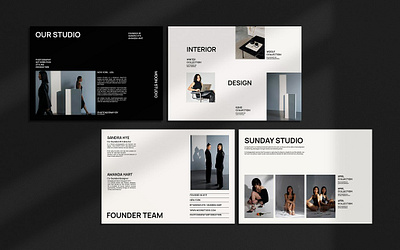 Portfolio Template #2 app branding design graphic design illustration logo typography ui ux vector