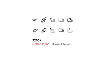 2200+ Notion Icons - Overflow Design app icons figma free freebie icon iconography iconpack icons iconset illustration notion notion icons notion template officeclub sketch ui icons web icons