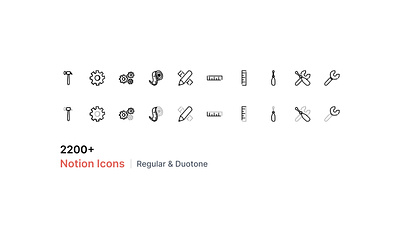 2200+ Notion Icons - Overflow Design app icons figma free freebie icon iconography icons illustration notion notion icons notion template officeclub sketch ui icons web icons