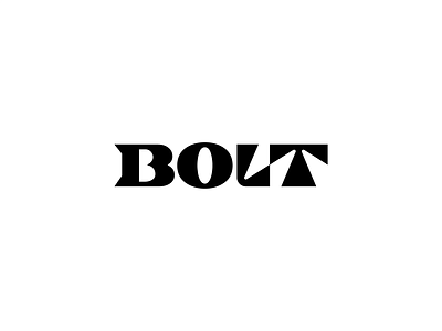 Bolt bolt cincept double meaning lightning bolt logo logo design negative space roxana niculescu unused wordmark