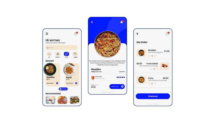 FOOD DELIVERY APP by Samson Obadiya on Dribbble