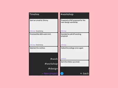 Timeline design bitcoin brutalism coinbase crypto defi events timeline twitter web3