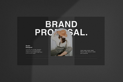 Brand Proposal Template #5 app branding design graphic design illustration logo typography ui ux vector