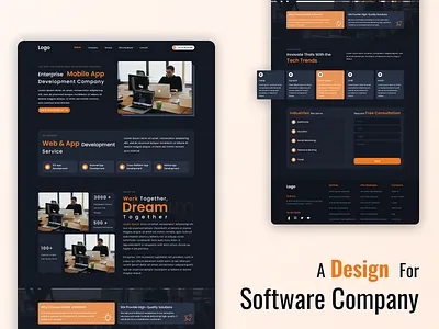 A Design For Software Companies app appdesign branding design graphic design graphicdesign illustration logo ui vector