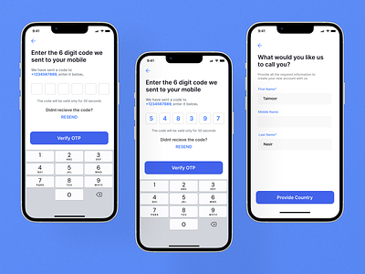 Tranxpay App - SignUp Flow 3 banking bankingapp design investment minimal mobile ui ui uiux uxdesign