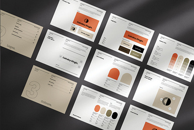 Brand Guidelines Template #4 app branding design graphic design illustration logo typography ui ux vector