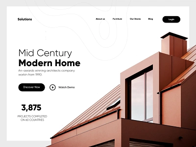 Property Landing Page Design design illustration interface landing landing page design landingpage landings minimal ui uiux web web page webiste design webpage website