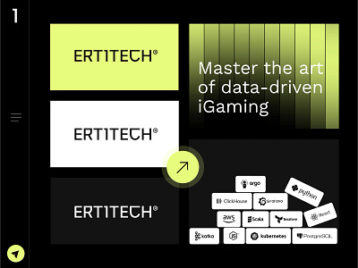 Ertitech branding branding graphic design landing page logo webdesign