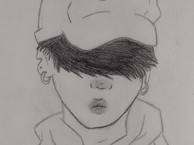 Portrait Park Ji-min art artist bangtan bts desenho drawing illustration k pop korean kpop parkjimin traditionalart traditionaldrawing