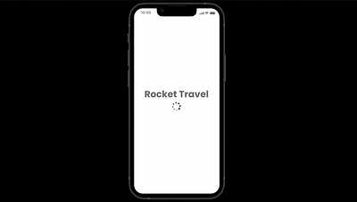 Rocket Travel App – Sign Up Flow 📱 design figma mobile app prototype sign in sign up ui ux ux