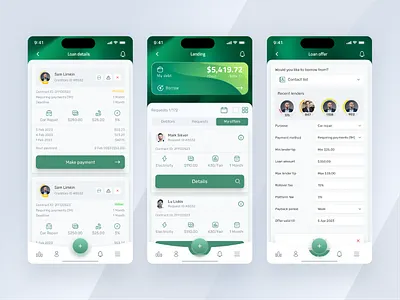 Lend Borrow Dashboard UX Mobile App Design for CBDC Wallet SaaS banking blockchain borrow cbdc crypto dashboard digital currency extej finance financial fintech investment lend lending loan mobile app mobile application saas ui ux wallet