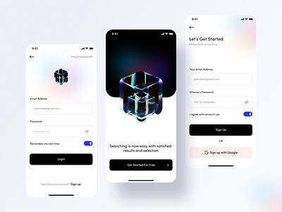 Login and Sign up (Unused screens) android app application car create account design ecommerce email illustration ios login neel password prakhar register sharma sign in sign up ui ux