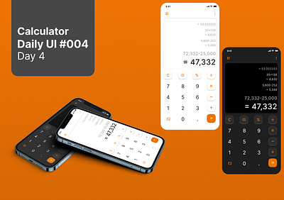 Calculator calculator dailyui day 004 design figma ui uiux